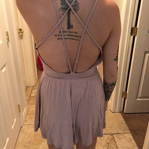 NWT Light pink strappy romper